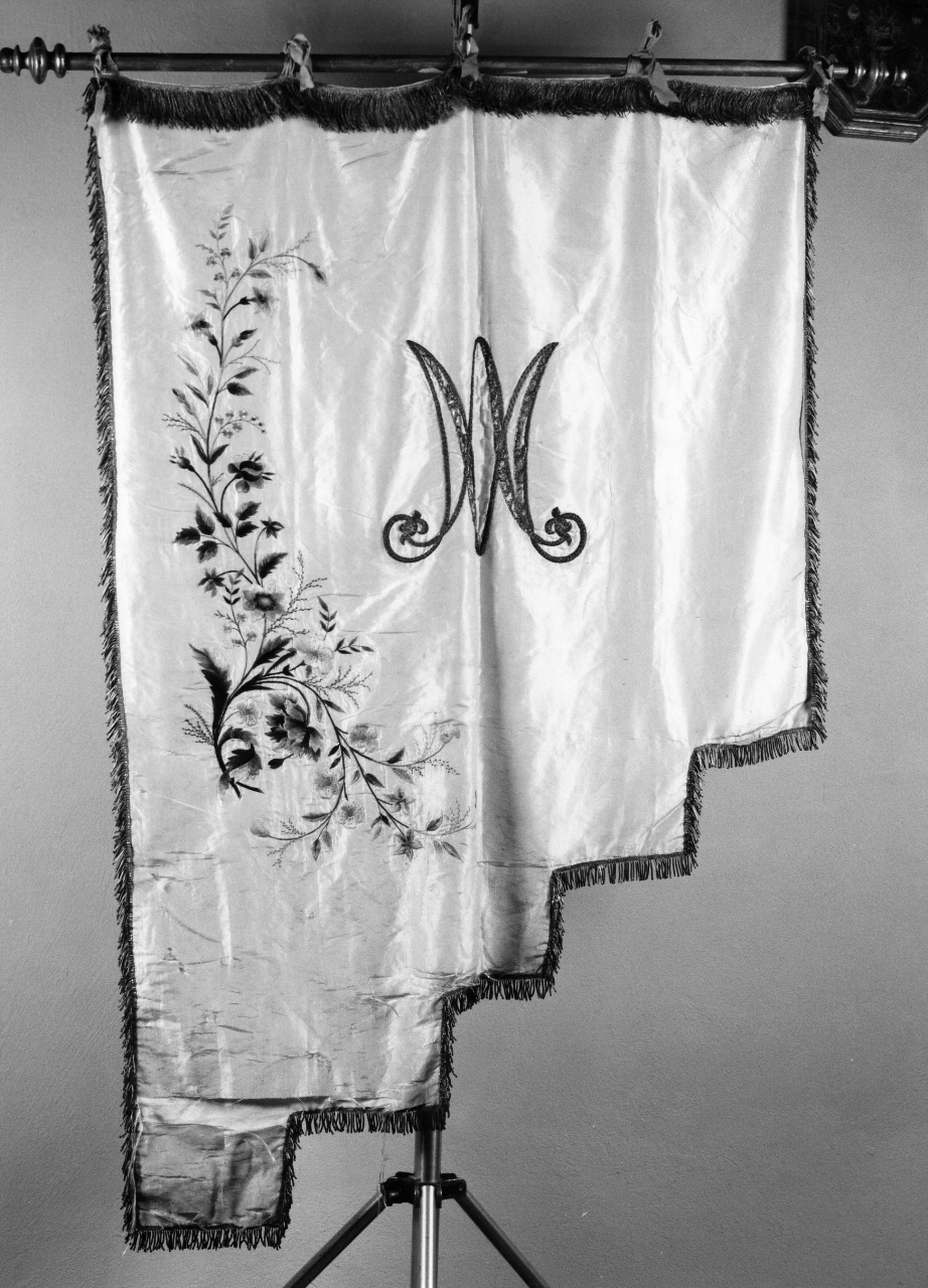 stendardo processionale - manifattura toscana (sec. XIX)