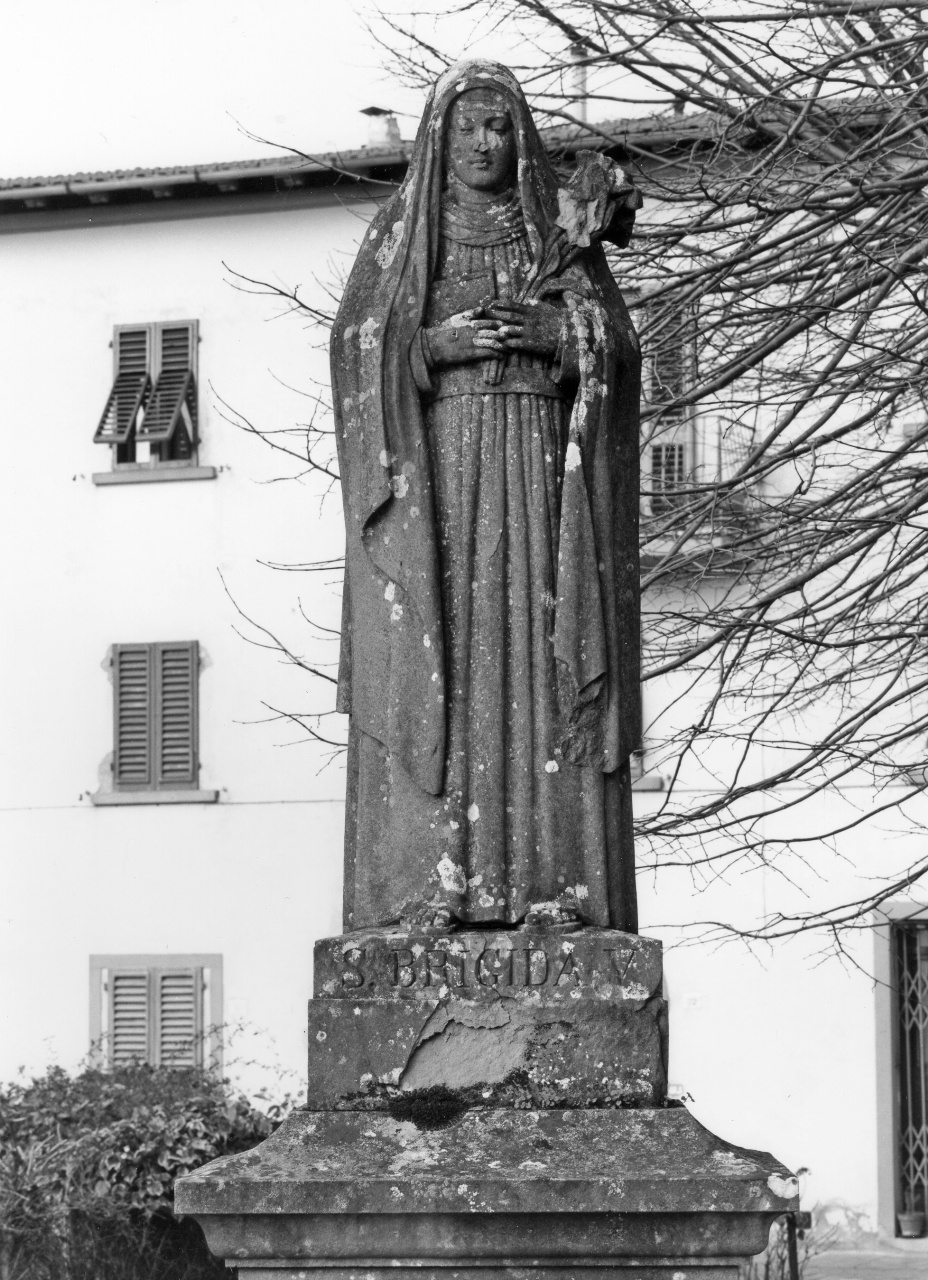 Santa Brigida di Svezia (scultura) di Montini Pietro (sec. XIX)