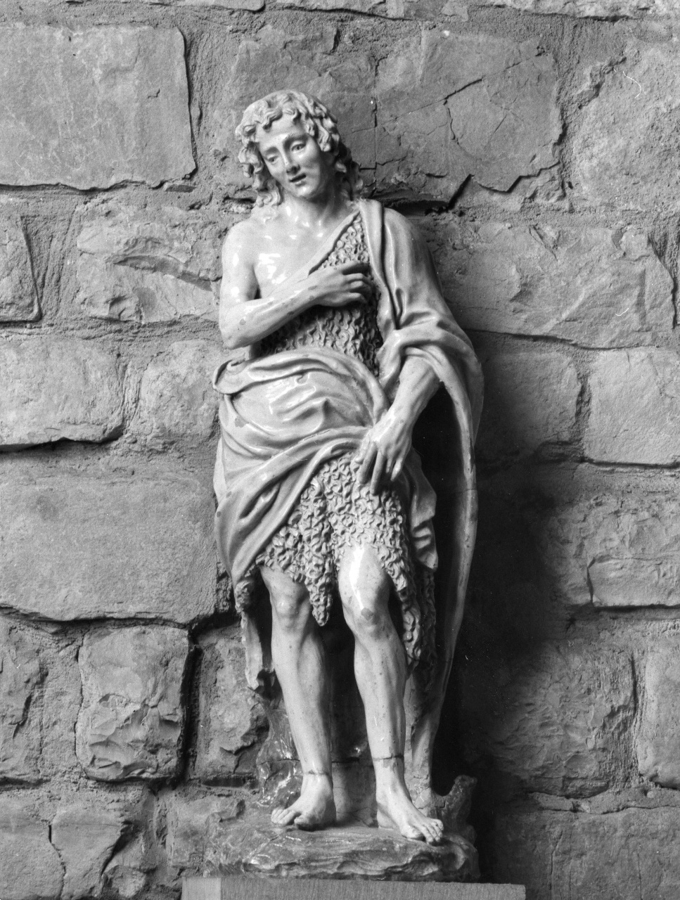 San Giovanni Battista (scultura) di Della Robbia Giovanni (bottega) (sec. XVI)