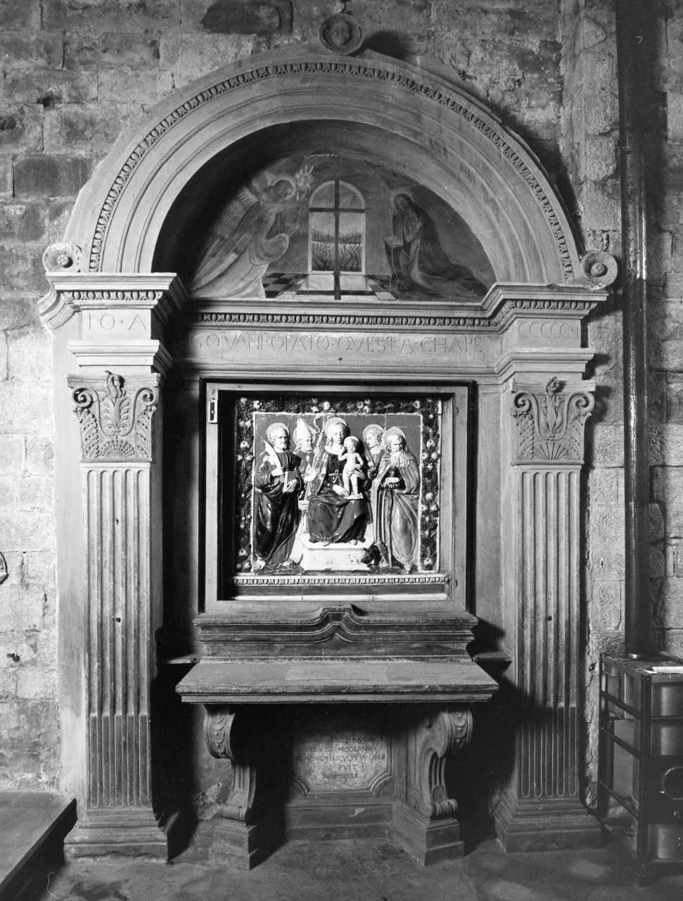 altare - manifattura fiorentina (sec. XVI, sec. XVIII)