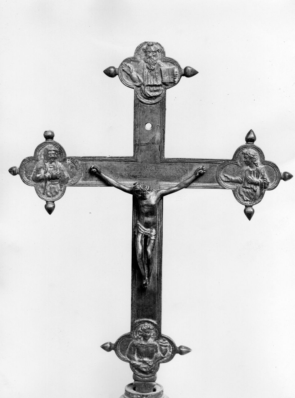 croce processionale - manifattura toscana (metà sec. XVII)
