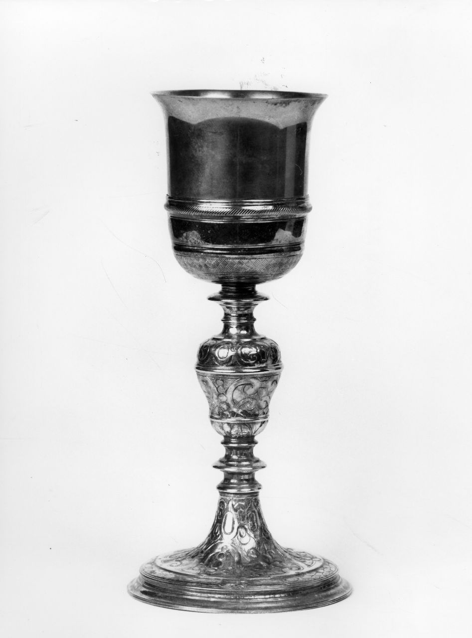 calice - bottega toscana (seconda metà sec. XVII, sec. XIX)