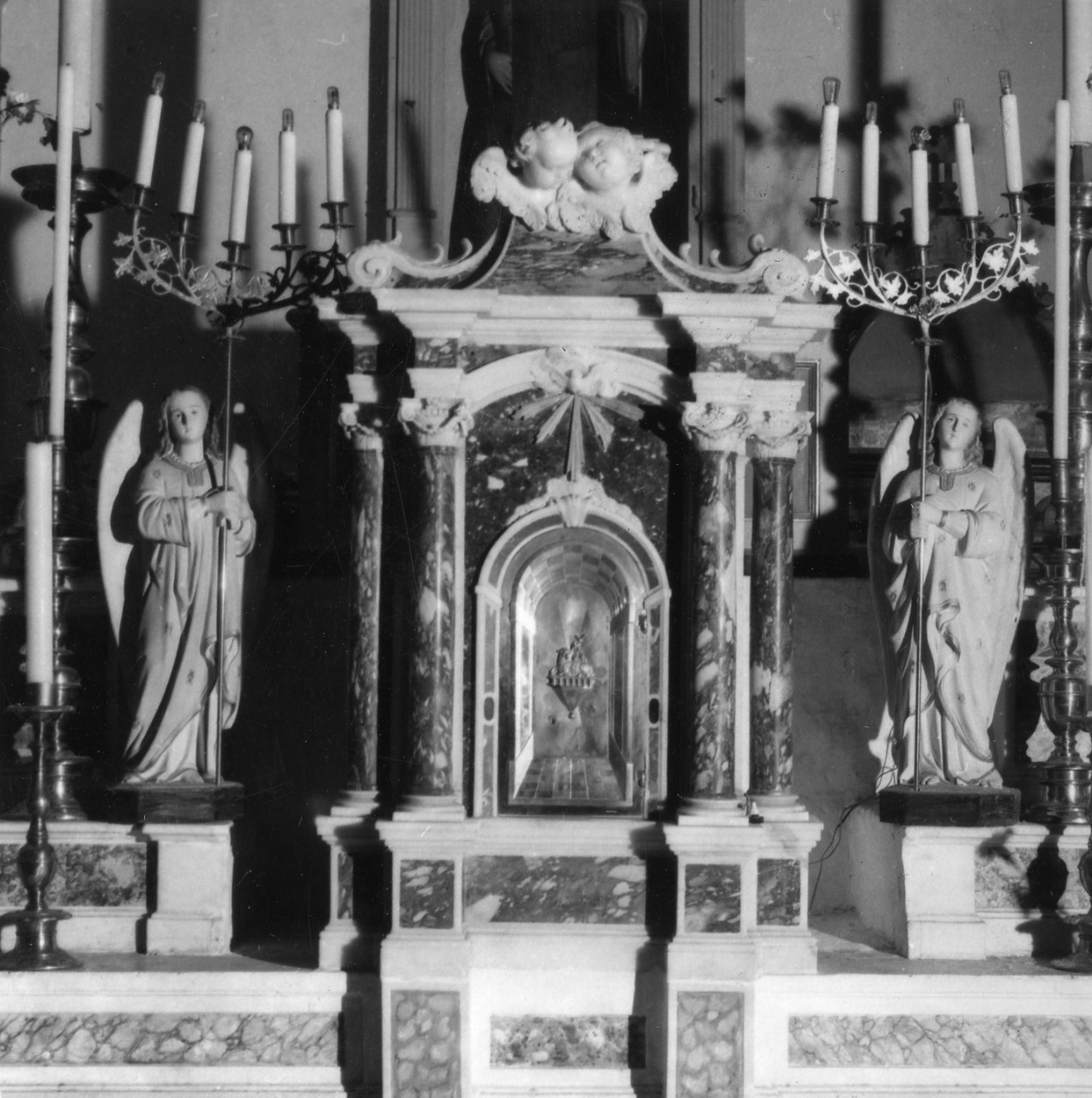 ciborio - bottega toscana (fine/inizio secc. XVII/ XVIII)