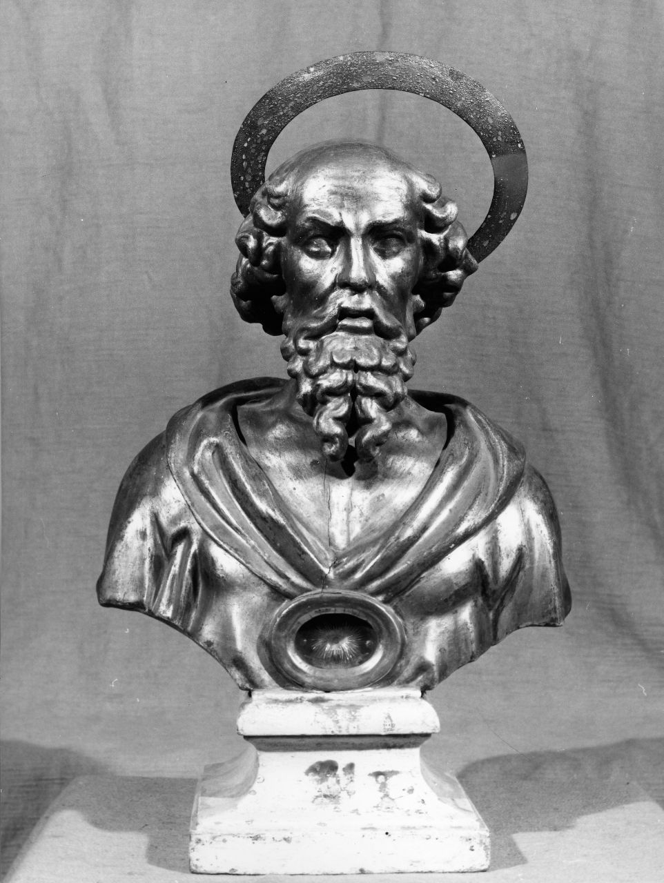 Santo (reliquiario - a busto) - ambito toscano (inizio sec. XVIII)