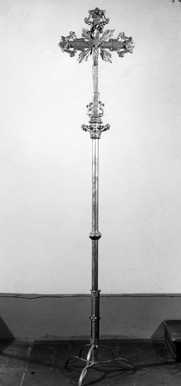 croce processionale - bottega toscana (fine sec. XVIII)