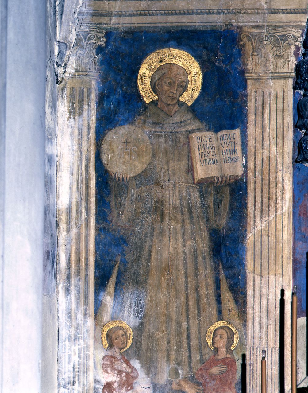 San Bernardino da Siena (dipinto) di Maestro di Signa (sec. XV)