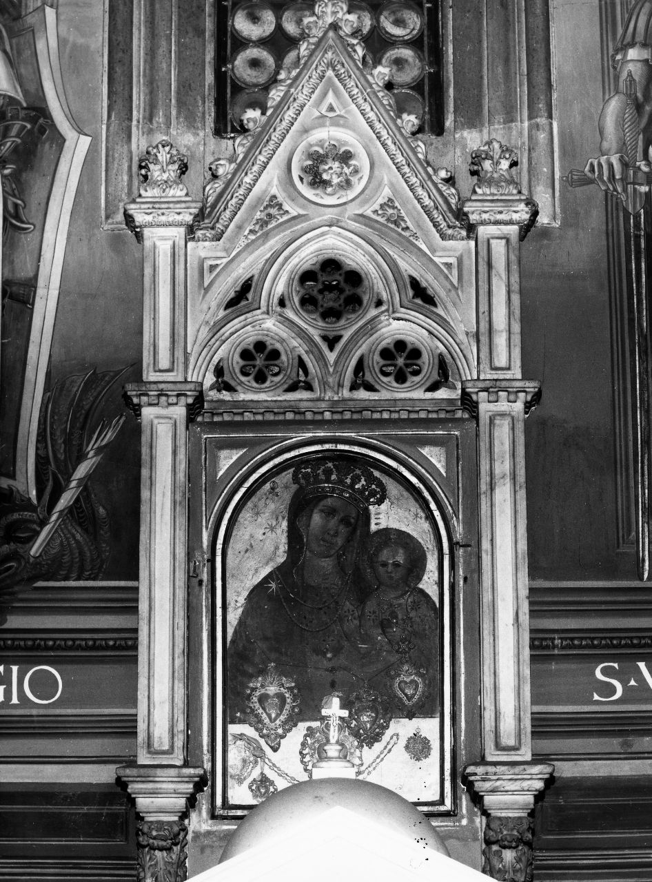 tabernacolo - a frontale architettonico - bottega fiorentina (sec. XVII, sec. XX)