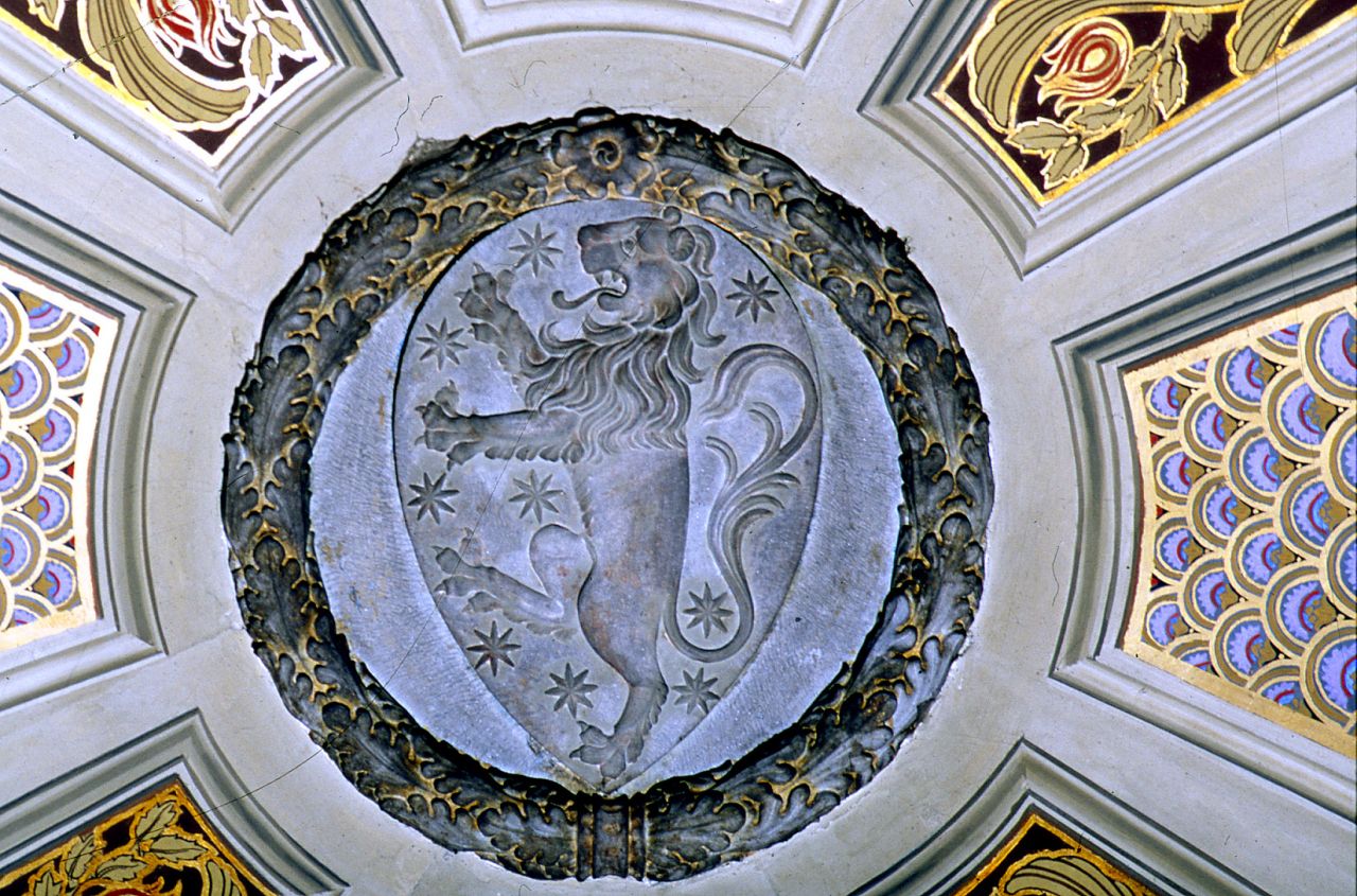 stemma gentilizio della famiglia Lippi Neri (rilievo) - ambito toscano (seconda metà sec. XV)