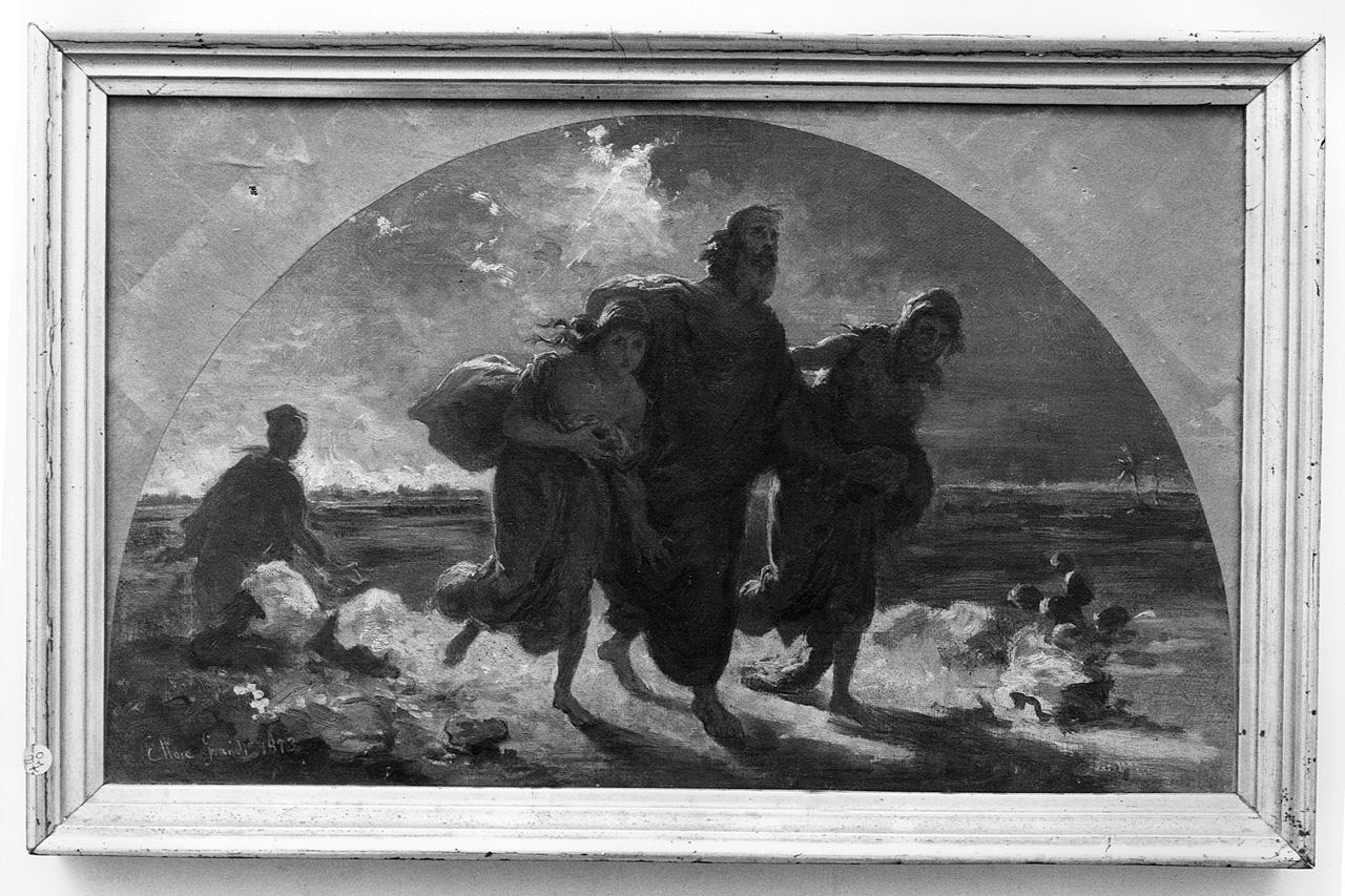 Lot e le figlie (dipinto) di Grandi Ettore (sec. XIX)