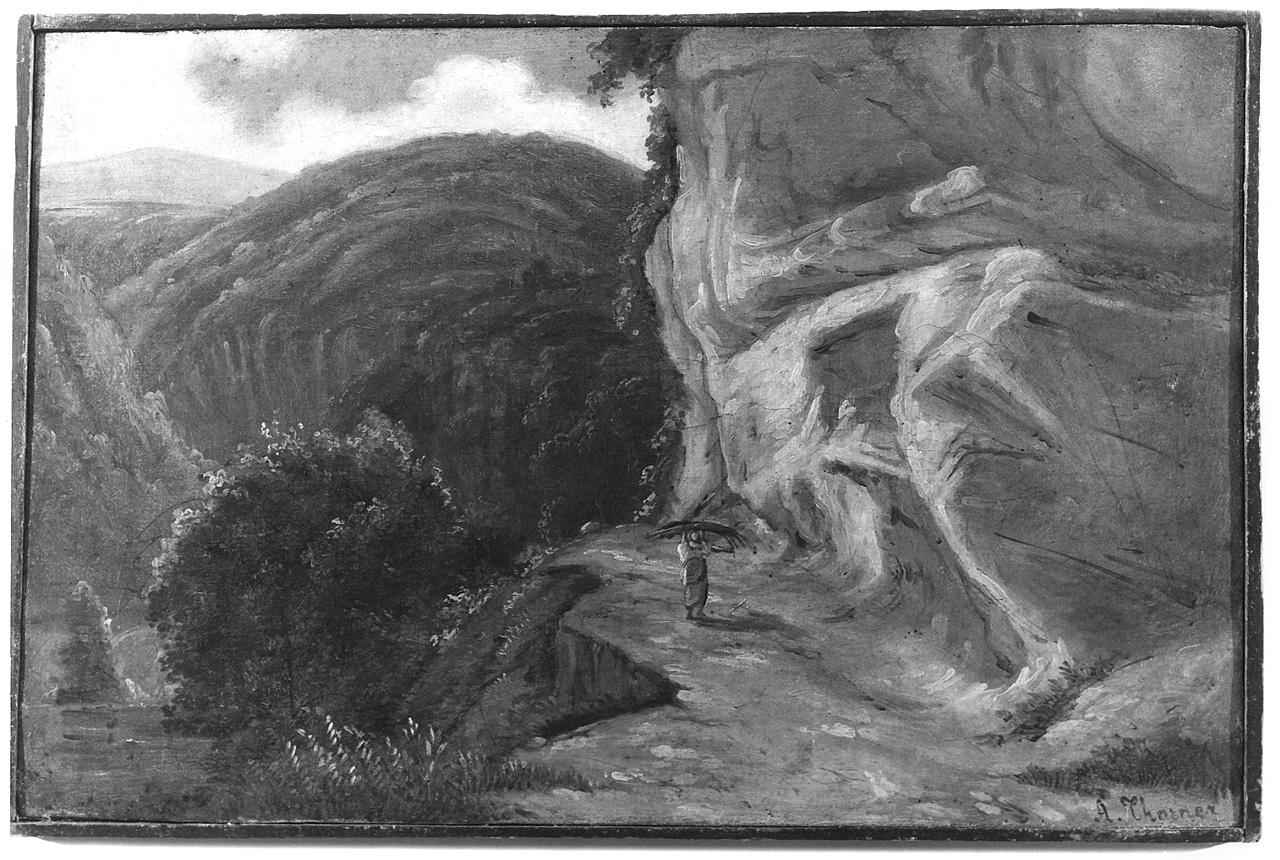 paesaggio (dipinto) di Thorner A (seconda metà sec. XIX)