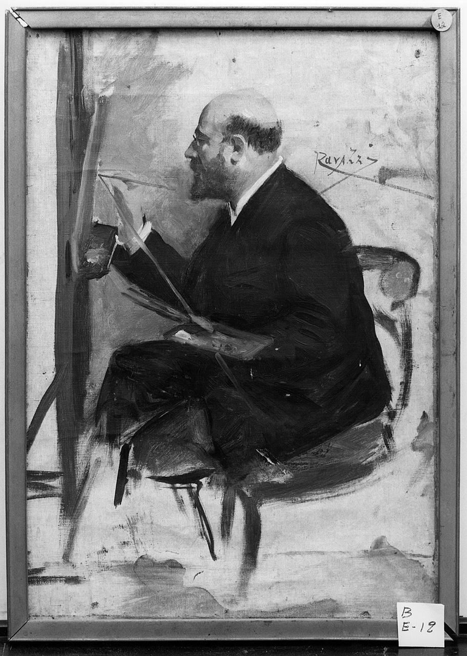 pittore (dipinto) di Ravazzi (seconda metà sec. XIX)