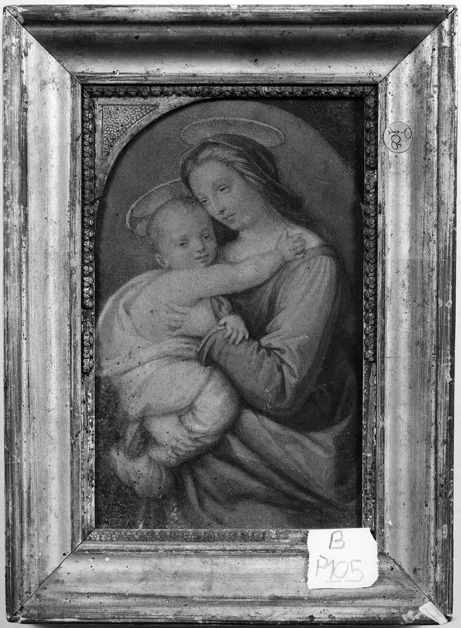 Madonna con Bambino (dipinto) - ambito romano (seconda metà sec. XIX)