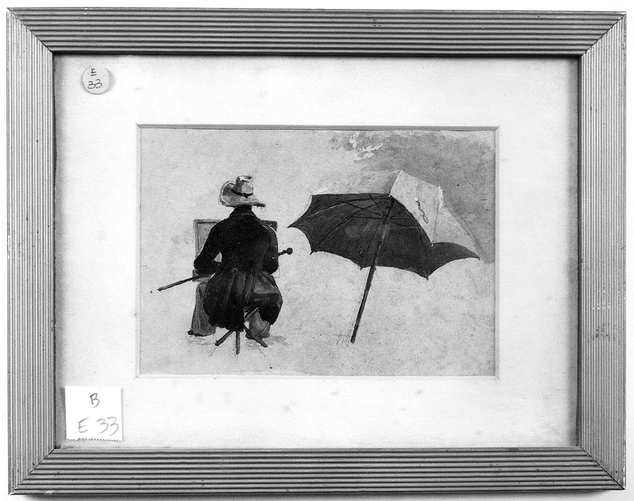 pittore (dipinto) - ambito spagnolo (seconda metà sec. XIX)