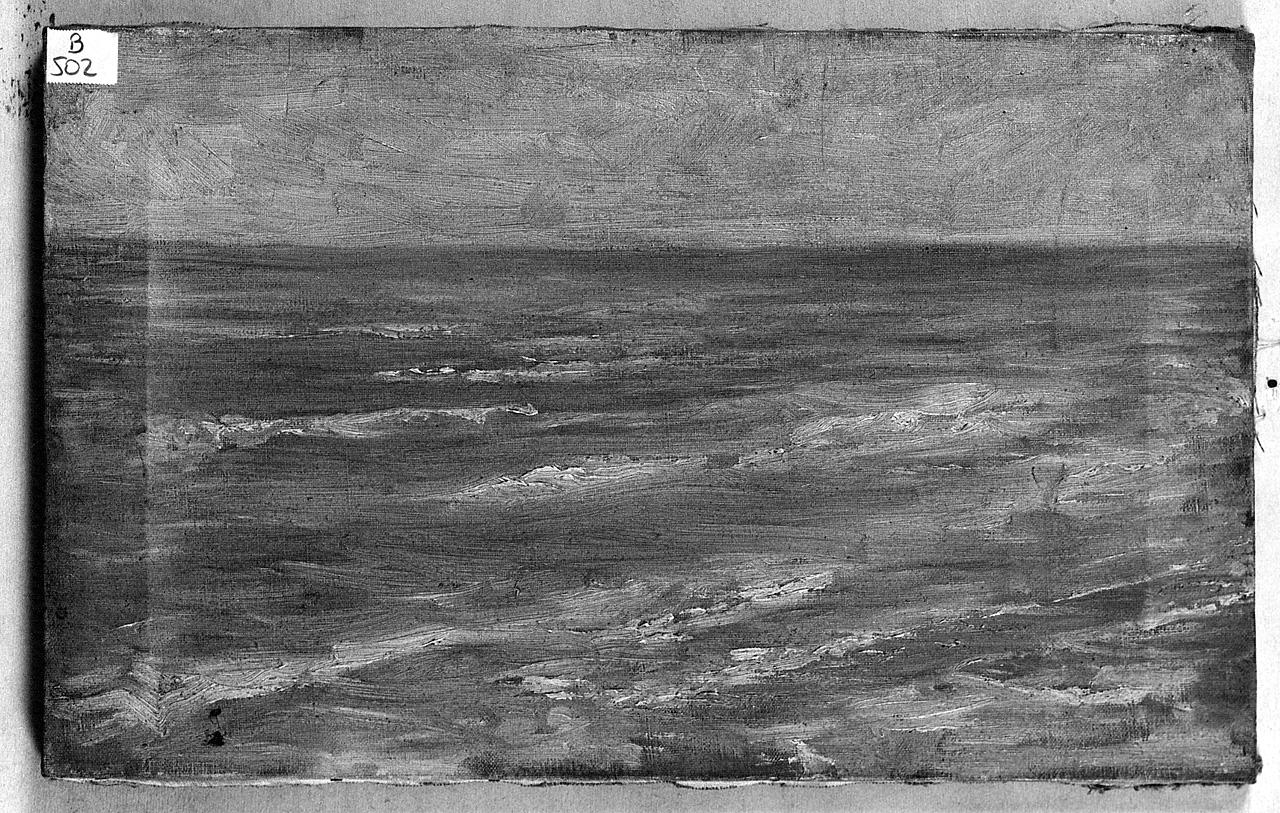 paesaggio marino (dipinto) - ambito romano (primo quarto sec. XX)