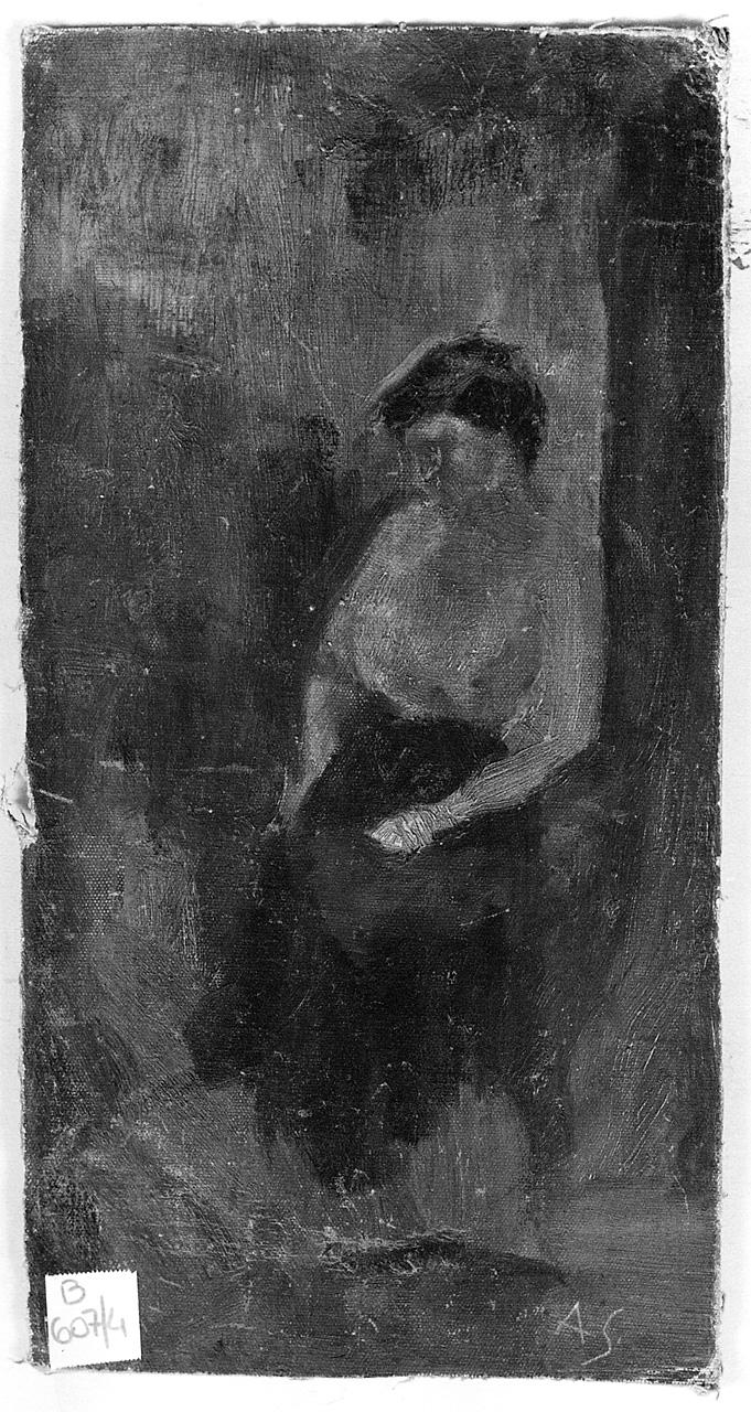 figura femminile (dipinto) - ambito romano (inizio sec. XX)