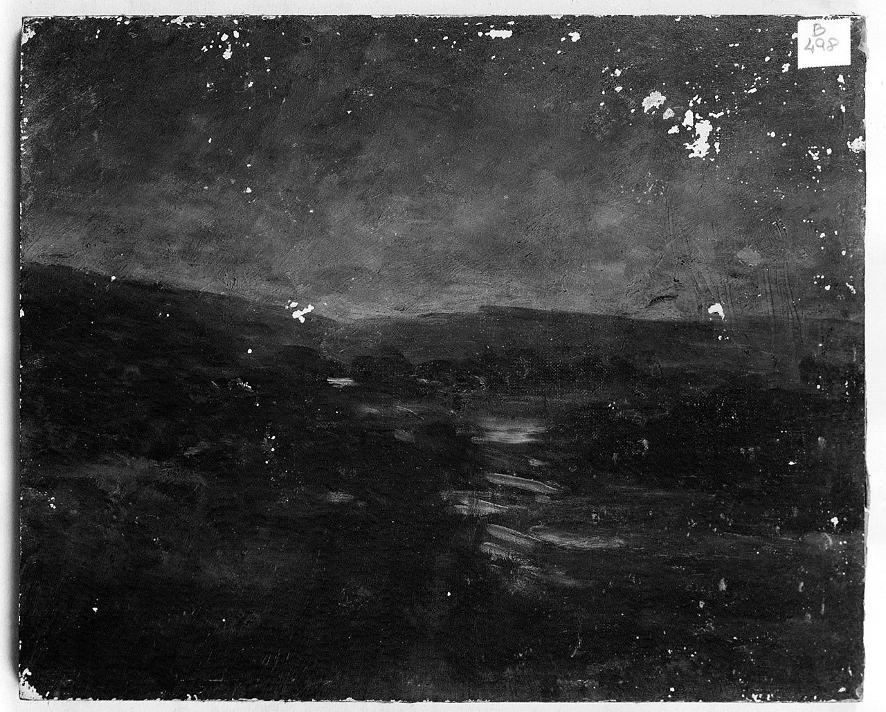 paesaggio (dipinto) - ambito romano (fine/inizio secc. XIX/ XX)