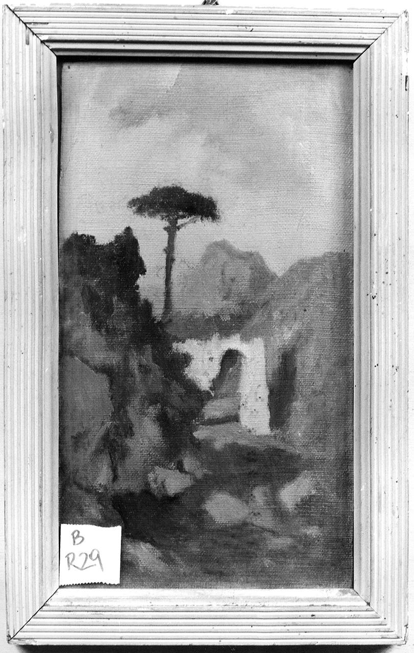 paesaggio (dipinto) - ambito romano (primo quarto sec. XX)