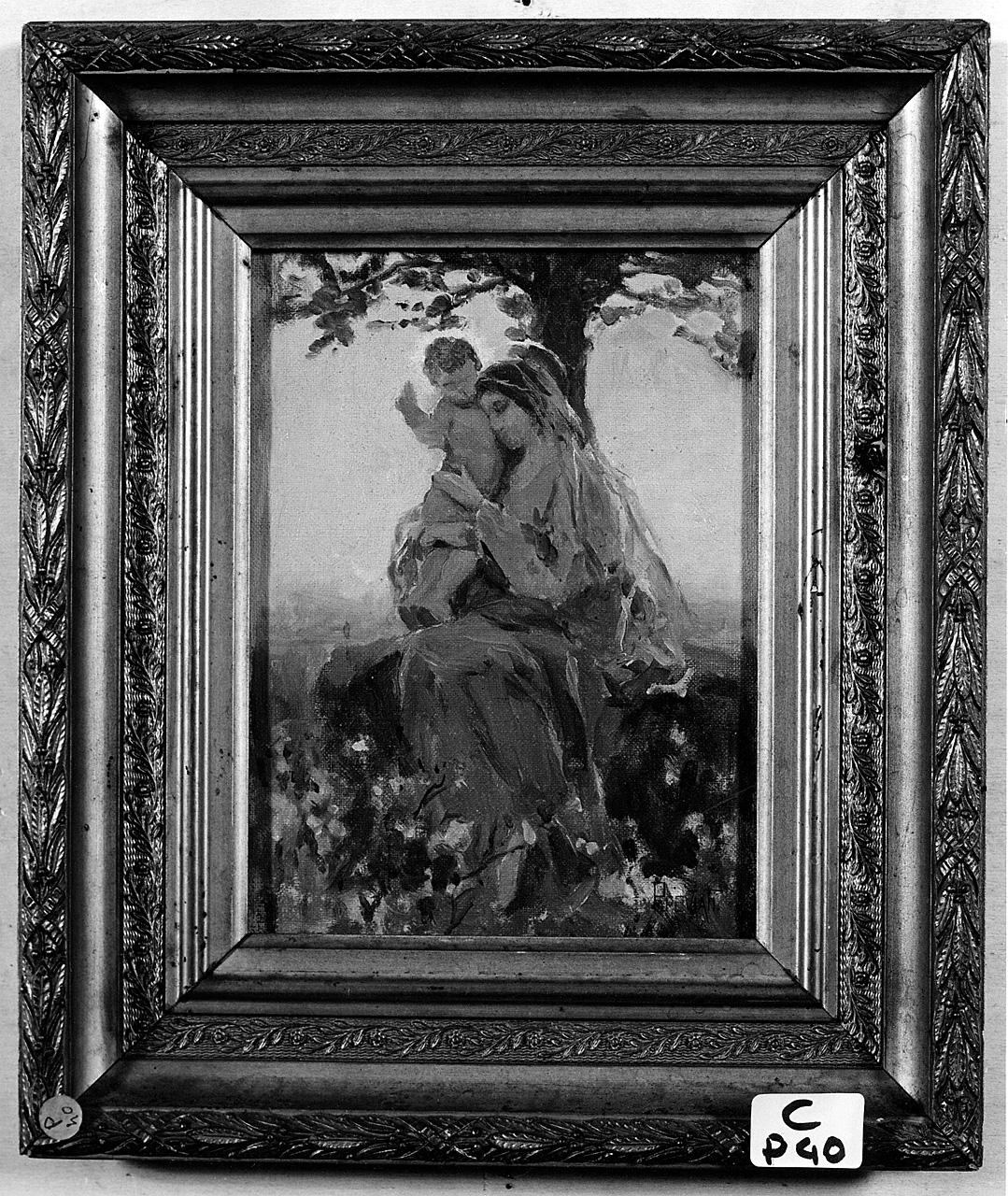 Madonna con Bambino (dipinto) - ambito romano (seconda metà sec. XIX)