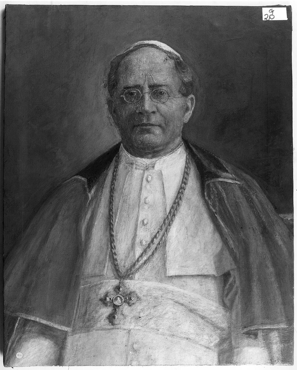 ritratto di papa Pio XI (dipinto) - ambito romano (sec. XX)