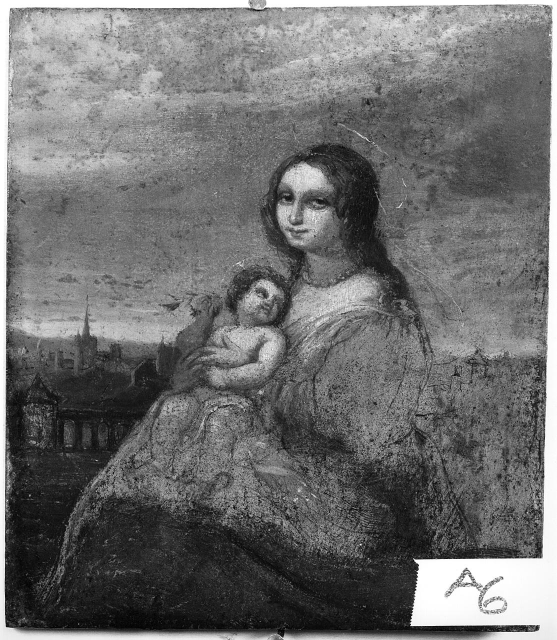 Madonna con Bambino (dipinto) - ambito romano (seconda metà sec. XIX)
