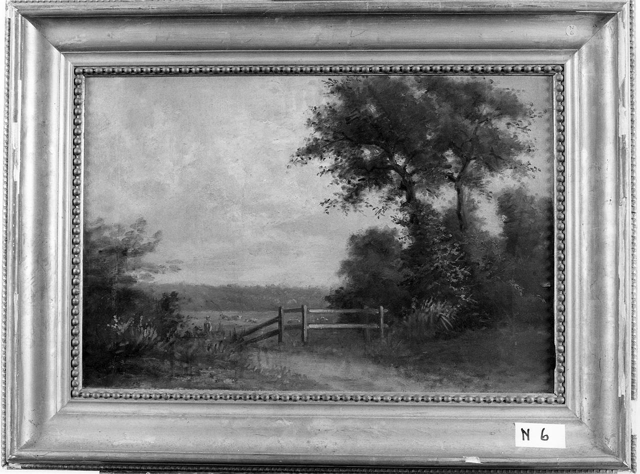 paesaggio (dipinto) - ambito romano (ultimo quarto sec. XIX)