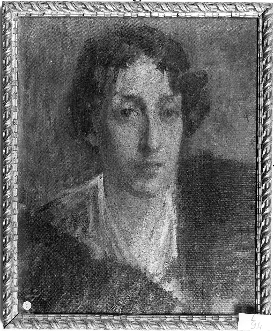 ritratto di donna (dipinto) - ambito romano (inizio sec. XX)