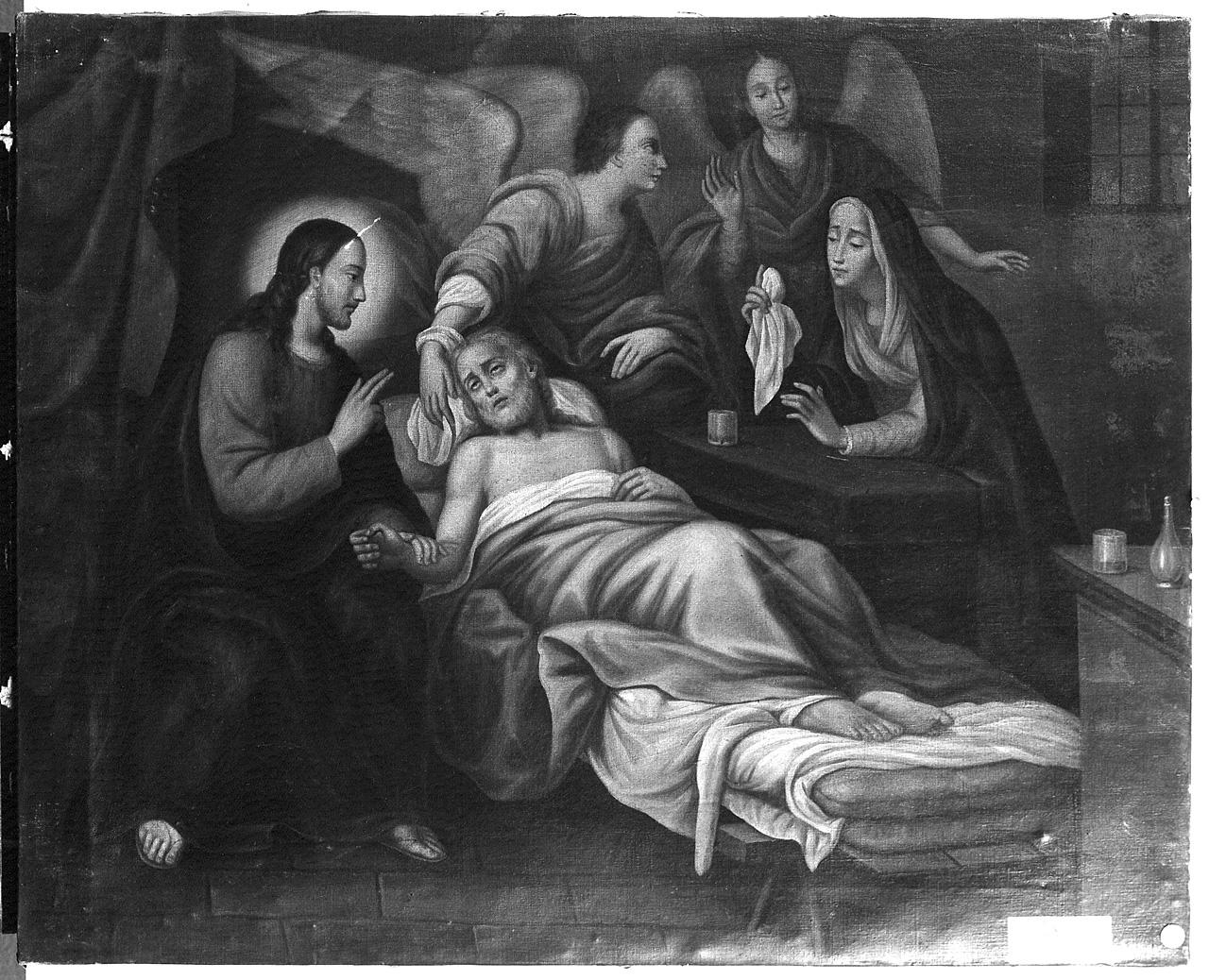 morte di San Giuseppe (dipinto) - ambito romano (seconda metà sec. XIX)