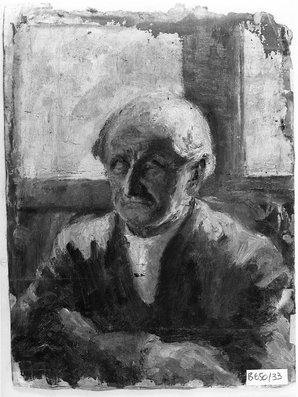 ritratto d'uomo (dipinto) - ambito romano (inizio sec. XX)