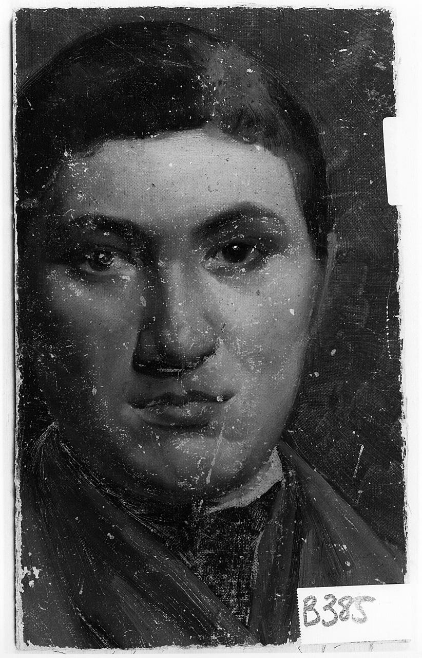 ritratto d'uomo / Madonna orante (dipinto) - ambito romano (seconda metà sec. XIX)