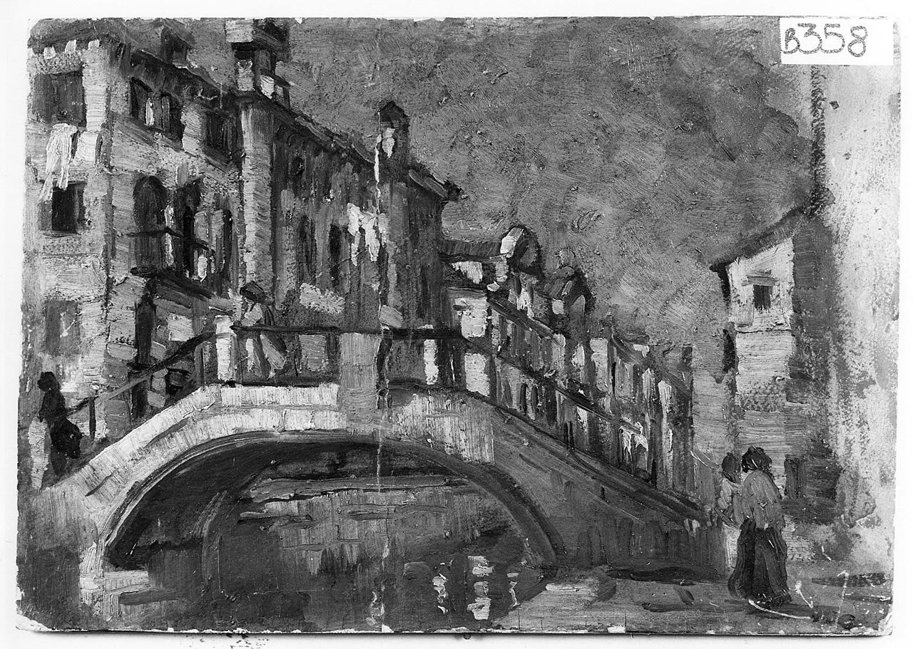veduta di Venezia (dipinto) - ambito veneziano (primo quarto sec. XX)