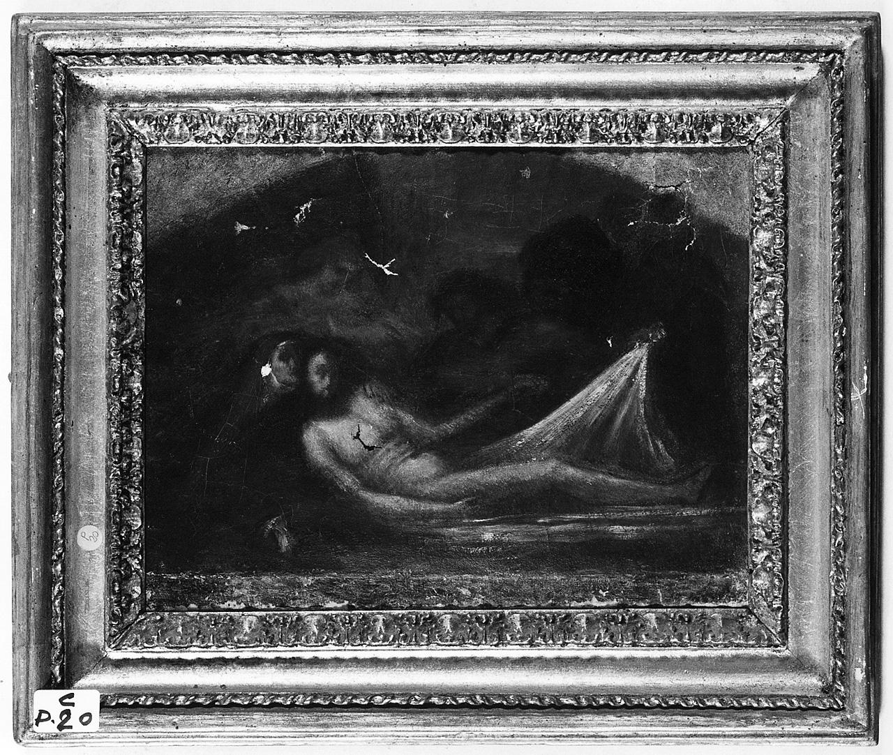 Cristo in pietà (dipinto) - ambito italiano (seconda metà sec. XVII)