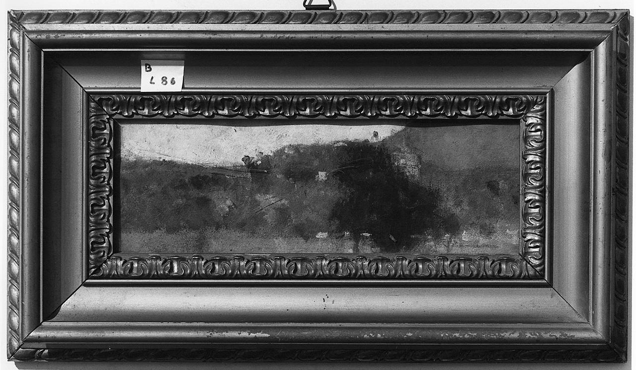 paesaggio (dipinto) - ambito napoletano (seconda metà sec. XIX)