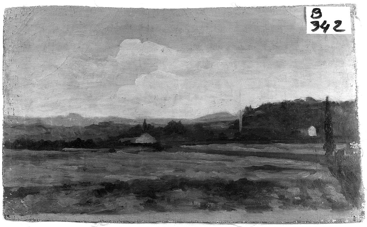 paesaggio (dipinto) - ambito romano (primo quarto sec. XX)