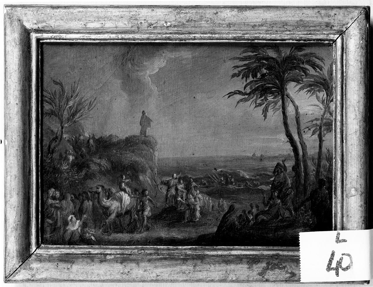 passaggio del mar Rosso (dipinto) - ambito napoletano (inizio sec. XX)