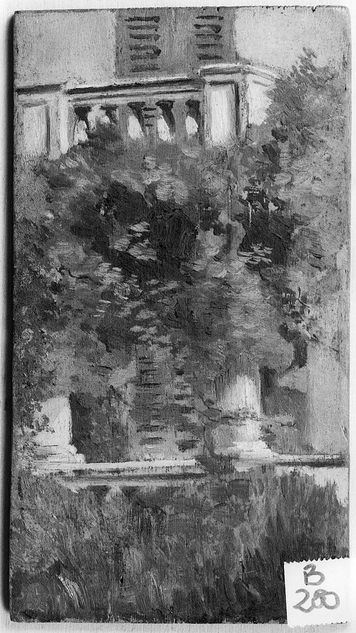 giardino (dipinto) - ambito romano (primo quarto sec. XX)