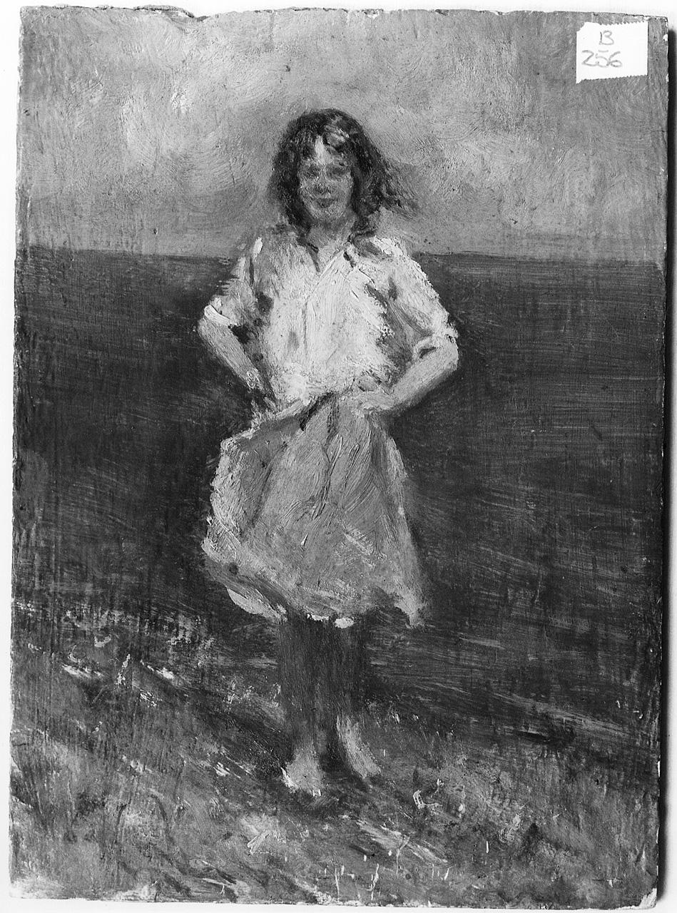 bambina (dipinto) di Ciardi Beppe (fine/inizio secc. XIX/ XX)