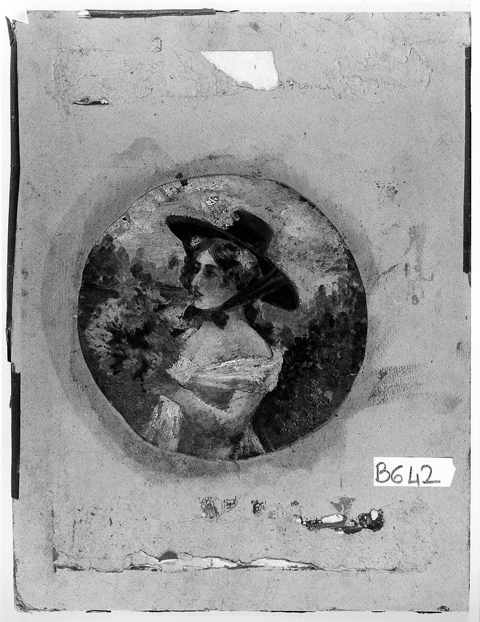 figura femminile (dipinto) - ambito romano (inizio sec. XX)