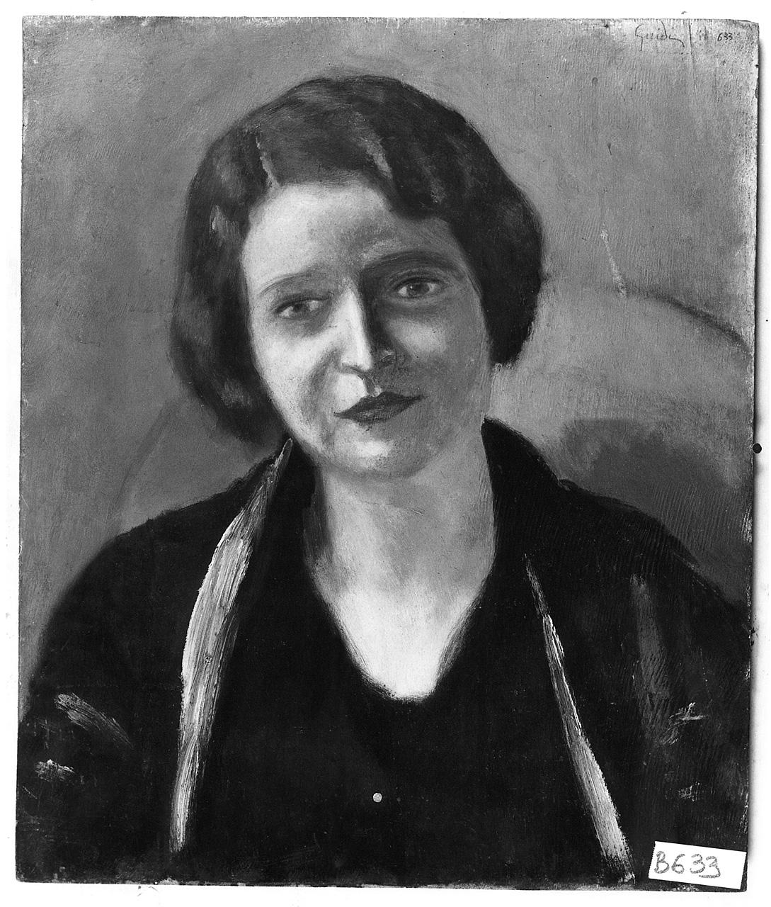ritratto di donna (dipinto) di Guidi (secondo quarto sec. XX)