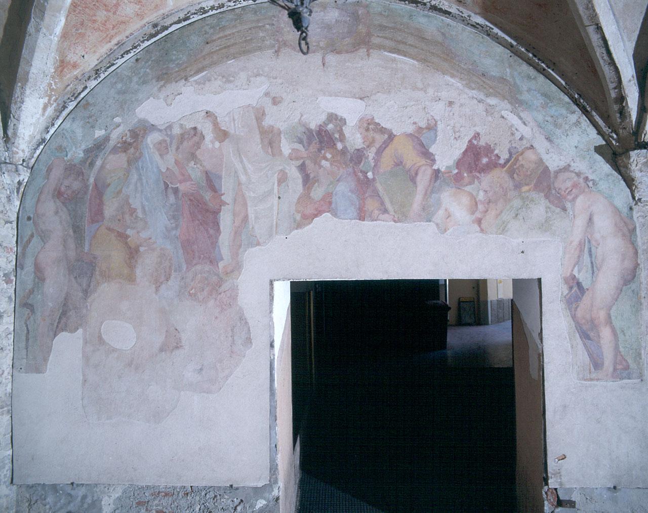 missione degli apostoli (dipinto) di Barbatelli Bernardino detto Poccetti (sec. XVI)