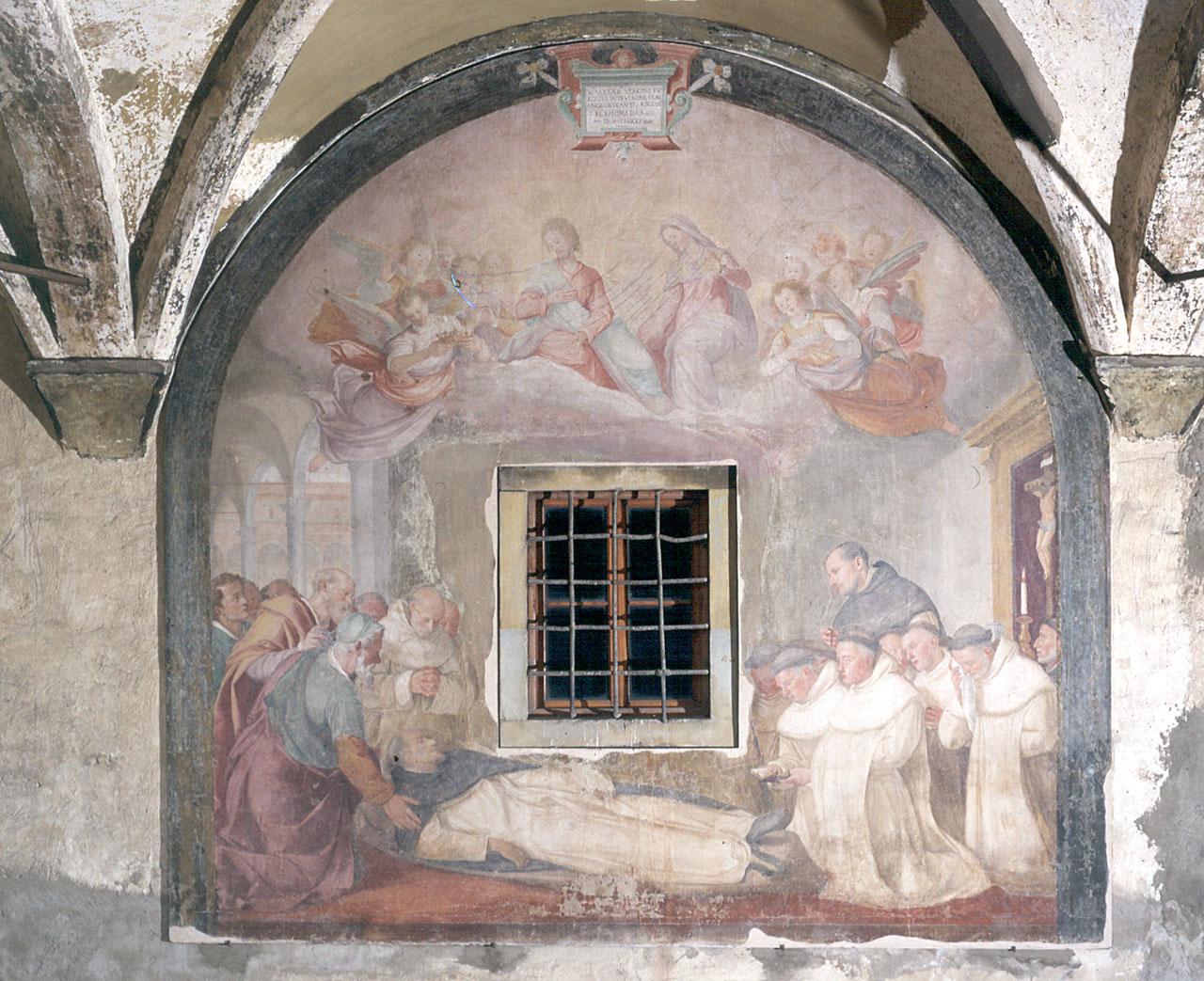 San Domenico morente (dipinto) di Santi di Tito (sec. XVI)