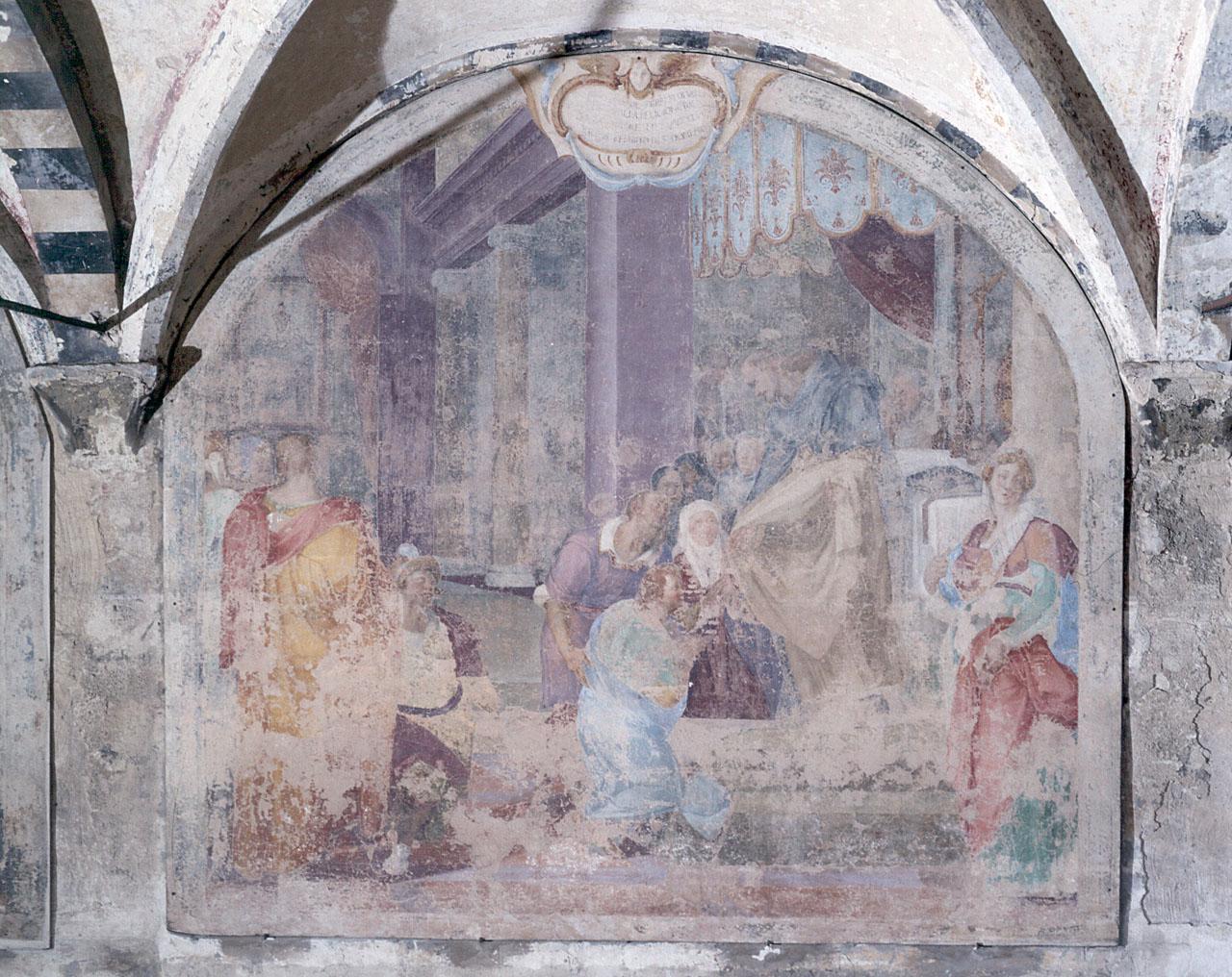 San Vincenzo Ferrer riceve l'abito dei domenicani (dipinto) di Cardi Ludovico detto Cigoli (sec. XVI)