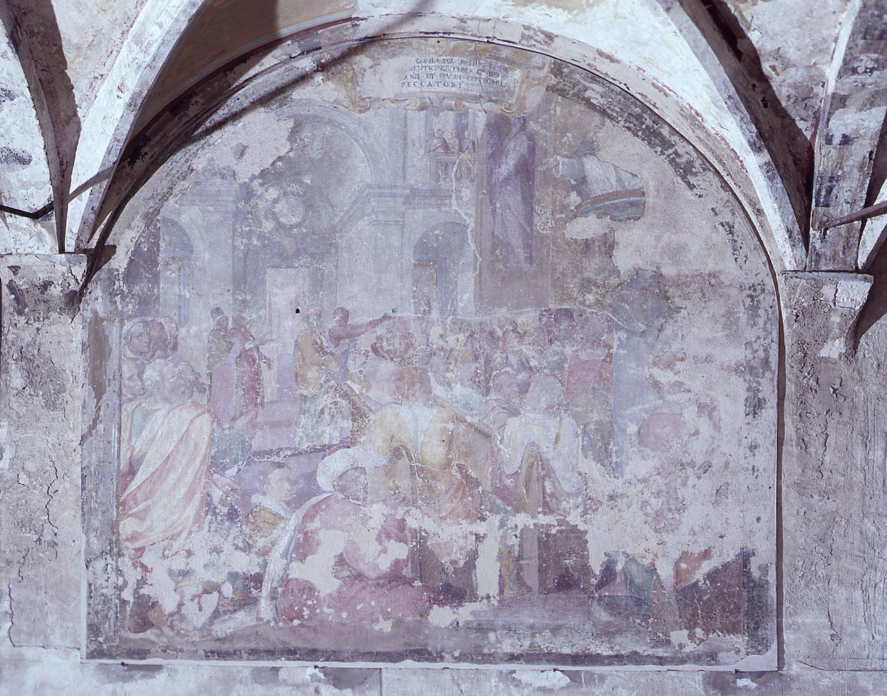 San Vincenzo Ferrer predica (dipinto) di Butteri Giovanni Maria (sec. XVI)
