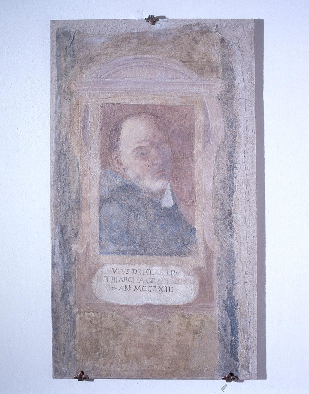 ritratto di frate Paolo dei Pilastri, patriarca gradense (dipinto, frammento) - ambito fiorentino (sec. XVI)