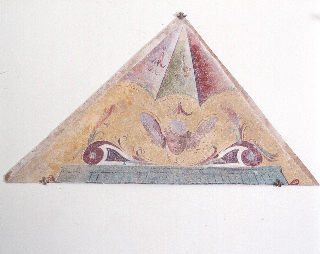 motivi decorativi a grottesche (dipinto, frammento) di Balducci Giovanni detto Cosci (sec. XVI)
