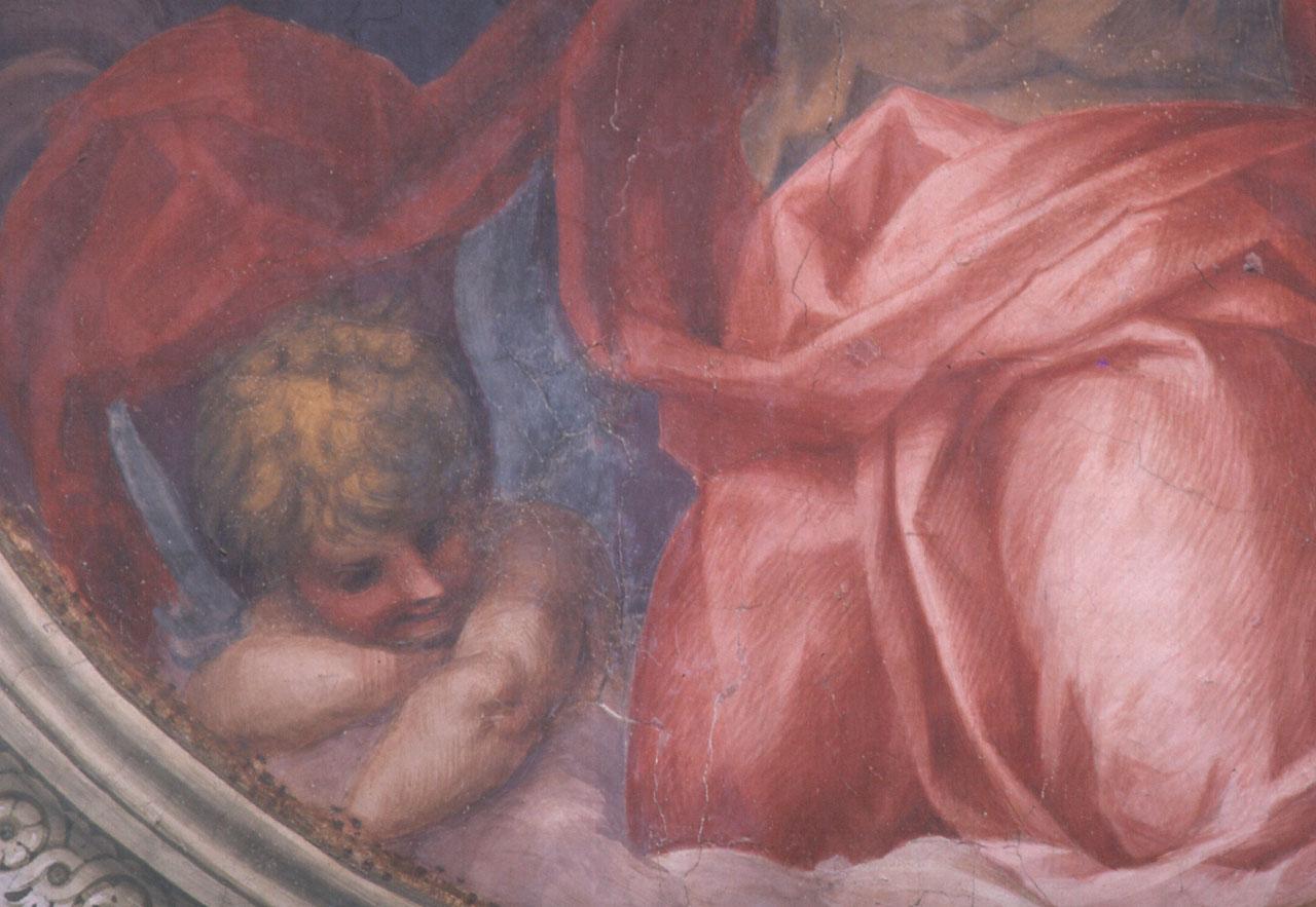 Dio Padre benedicente (dipinto) di Carucci Jacopo detto Pontormo, Bigordi Ridolfo detto Ridolfo Ghirlandaio (?) (sec. XVI) 
