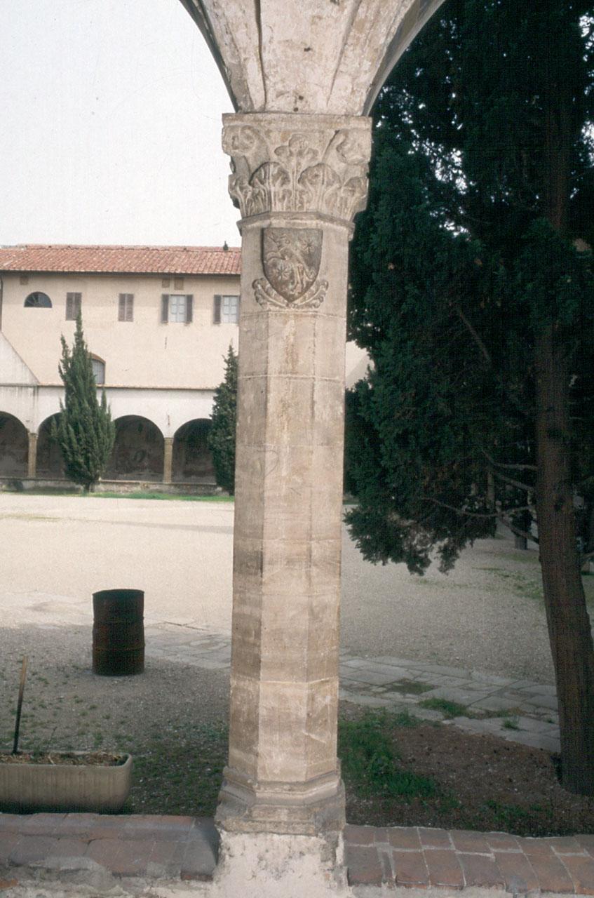 stemma (colonna) - produzione fiorentina (sec. XIV)