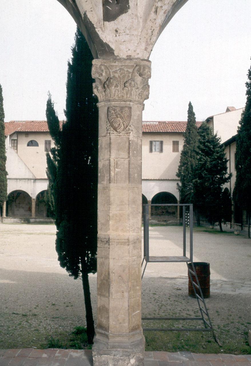 stemma (colonna) - produzione fiorentina (sec. XIV)