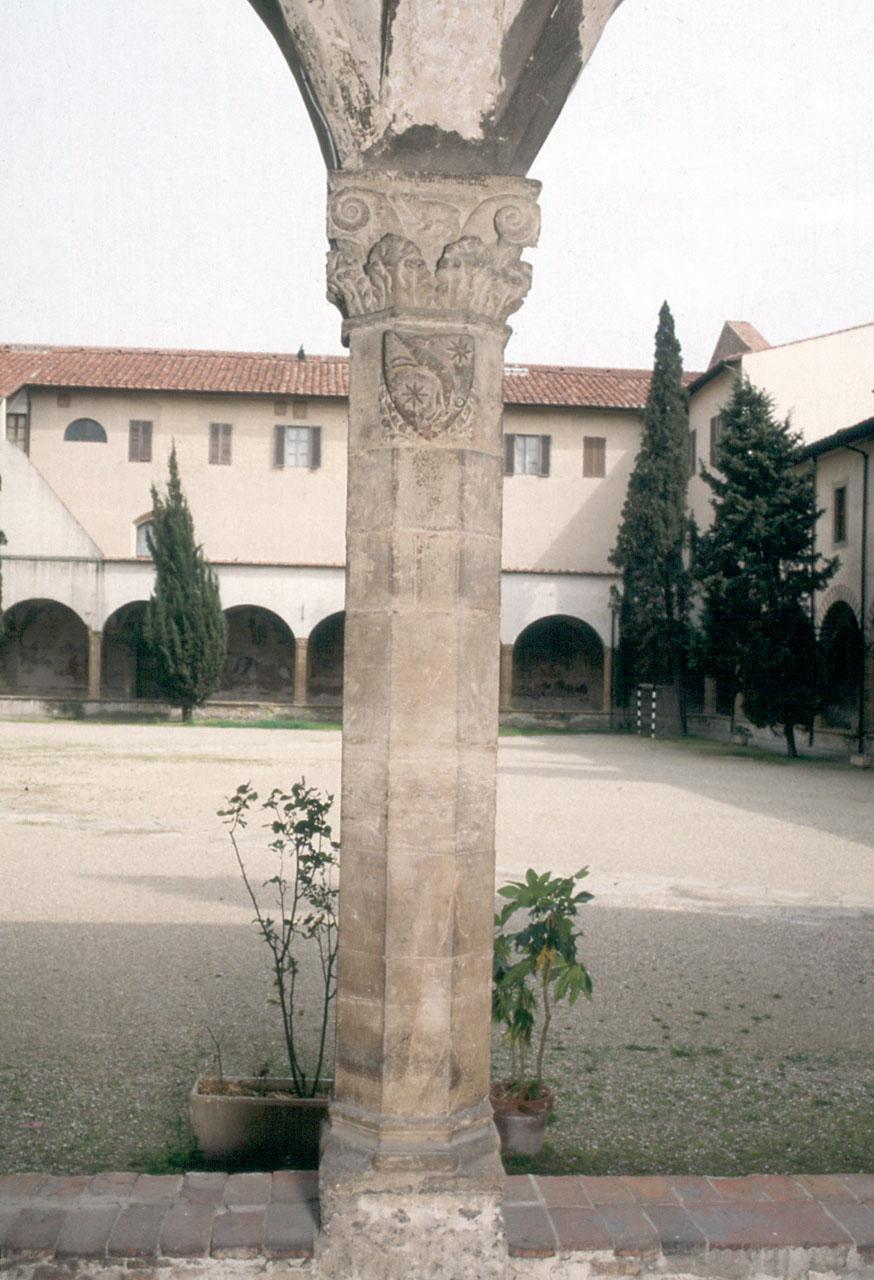 stemma (colonna) - produzione fiorentina (sec. XIV)