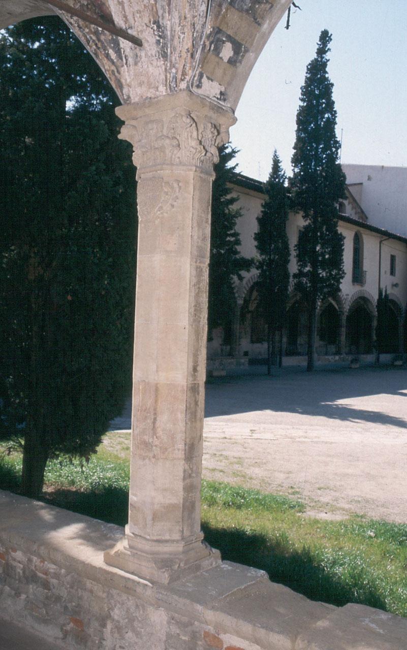 stemma gentilizio (colonna) - produzione fiorentina (sec. XIV)