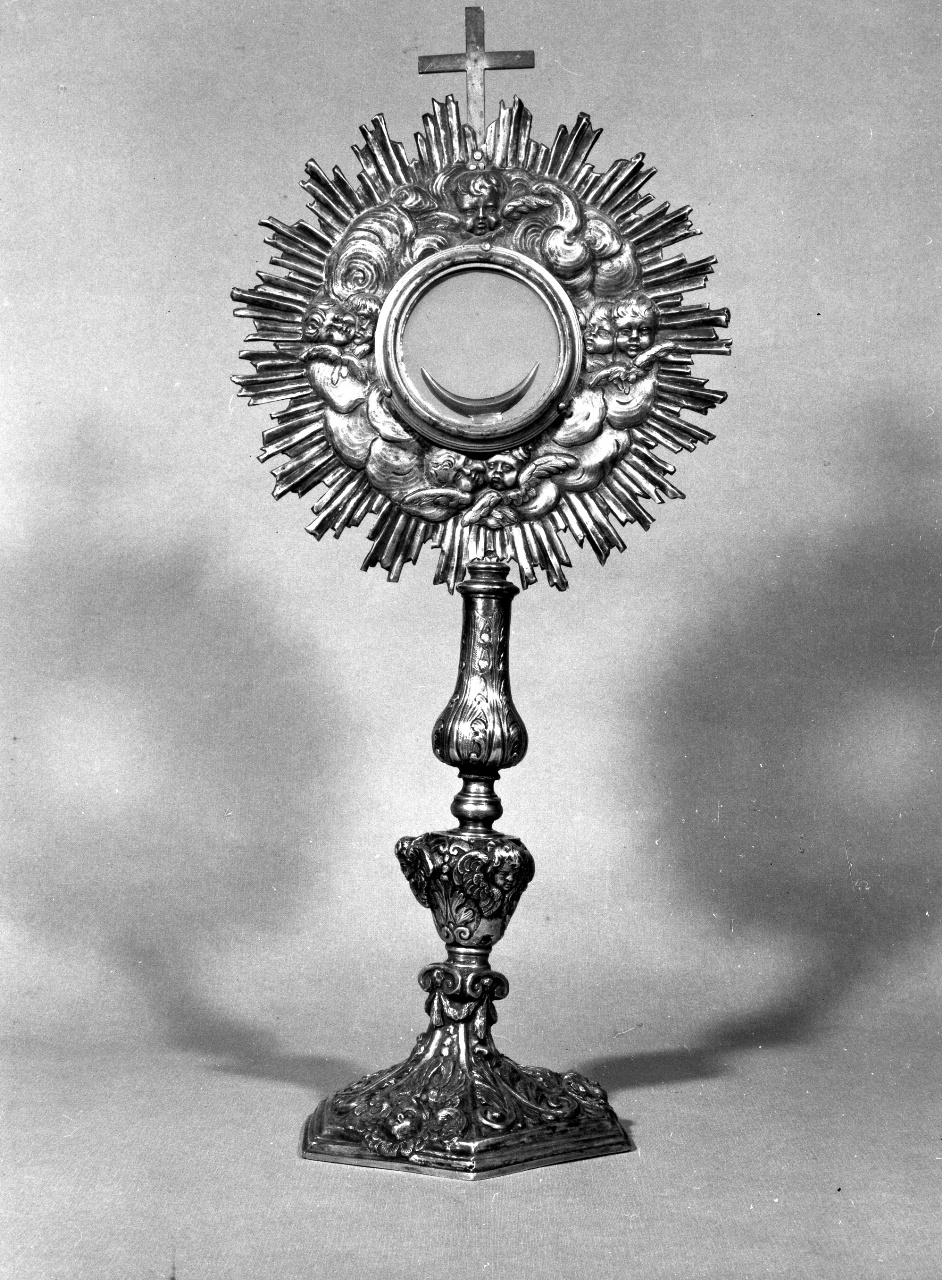 ostensorio - a raggiera - bottega toscana (sec. XVII)